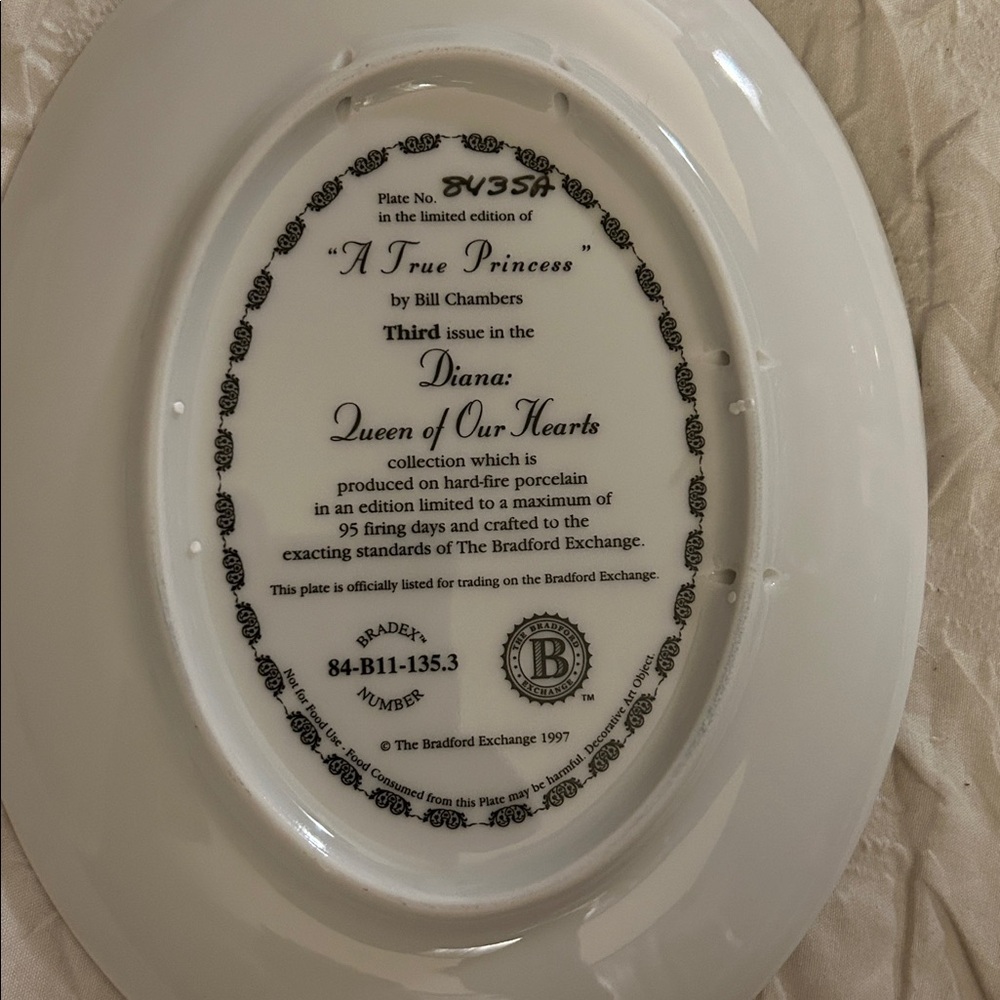 Diana: Queen of our Hearts” Collection Ltd. Ed. Collector Plates (Set of 8) - Picture 4 of 16